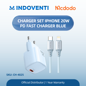 MCDODO CH-4025 Charger Set iPhone 20W PD Fast Charger Blue