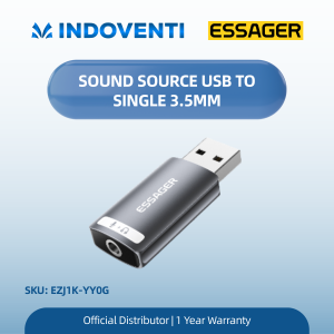 ESSAGER sound source USB to single 3.5mm earphone integrated external sound card