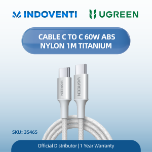 UGREEN CABLE C TO C 60W ABS NYLON 1M TITANIUM