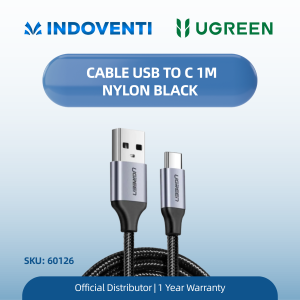 UGREEN CABLE USB TO C 1M NYLON BLACK
