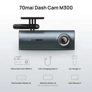 70mai Dash Cam M300 1296P 140 Camera Night Vision Kamera CCTV Mobil