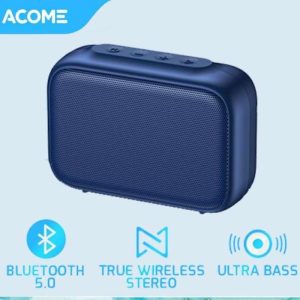 ACOME A1 SPEAKER AUDIO TWS BLUETOOTH 5.0 ULTRA BASS WITH MICRO SD SLOT