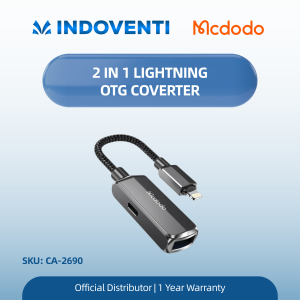 MCDODO CA-2690 2in 1 Lightning OTG Coverter
