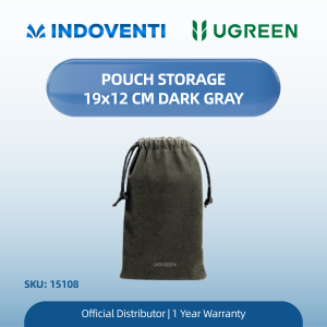 UGREEN POUCH STORAGE 19*12CM DARK GRAY