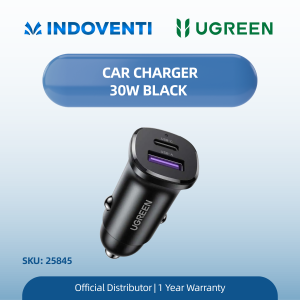 UGREEN CAR CHARGER 30W BLACK