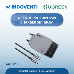 UGREEN NEXODE PRO GAN 65W CHARGER SET GRAY