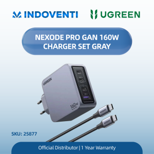 UGREEN NEXODE PRO GAN 160W CHARGER SET GRAY