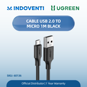 UGREEN CABLE USB 2.0 TO MICRO 1M BLACK