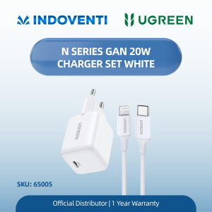 UGREEN N SERIES GAN 20W CHARGER SET WHITE