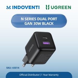 UGREEN N SERIES DUAL PORT GAN 30W BLACK