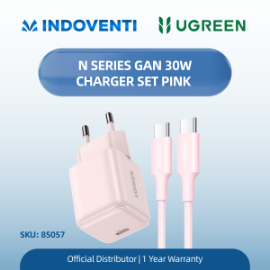 UGREEN N SERIES GAN 30W CHARGER SET PINK
